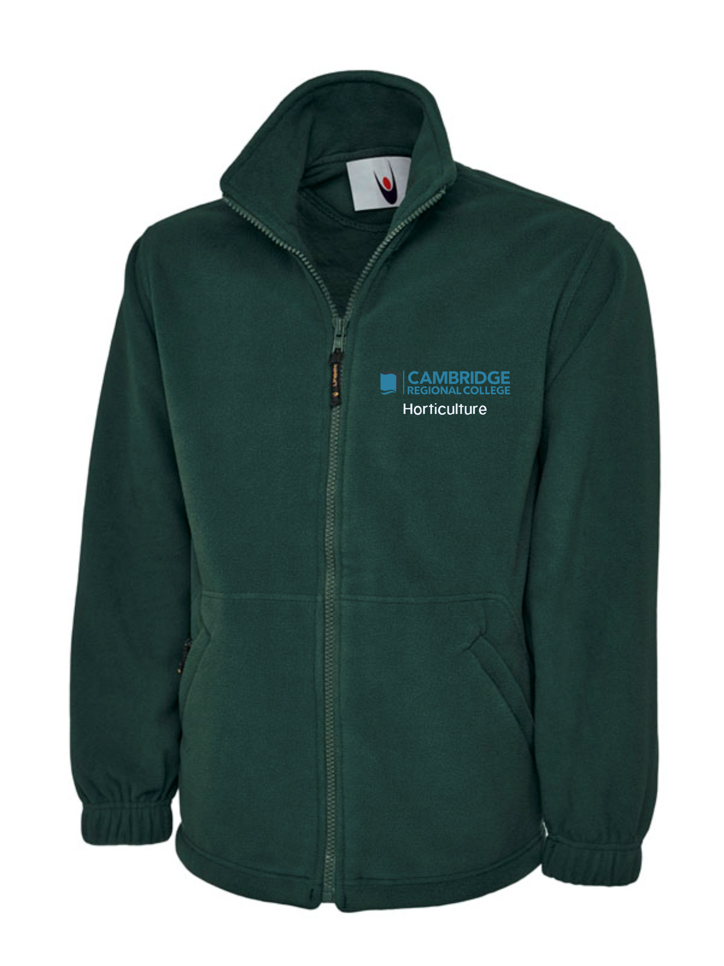 CRC Intro to Horticulture Bottle Green Zip Fleece (UC604)