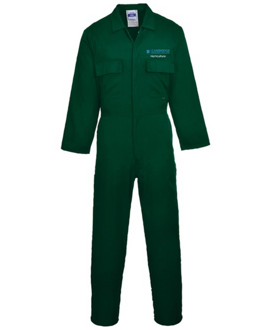 CRC Intro to Horticulture Bottle Green Euro work coverall (PW200)