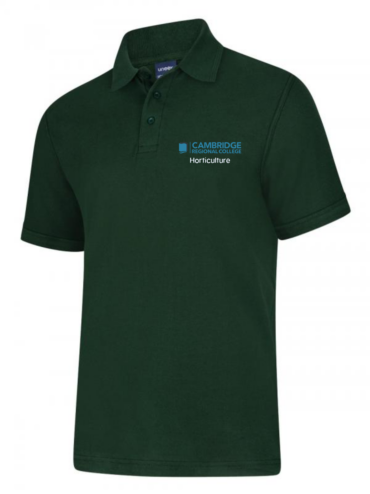CRC Intro to Horticulture *MANDATORY* Bottle Green Polo (UC108)